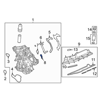 Ford OE - Engine Oil Pump Pickup Tube Gasket