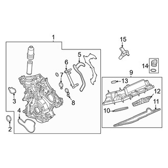 Ford OE - Engine - Valve & Timing Covers (3.0L)
