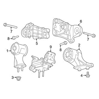Ford OE - Engine & Transmission Mounting (3.0L)