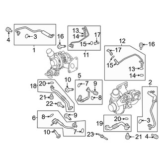 Ford OE - Engine - Hoses & Pipes (2.7L)