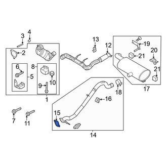 Ford OE - Exhaust Muffler Gasket