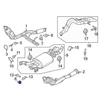 Ford OE - Catalytic Converter Nut