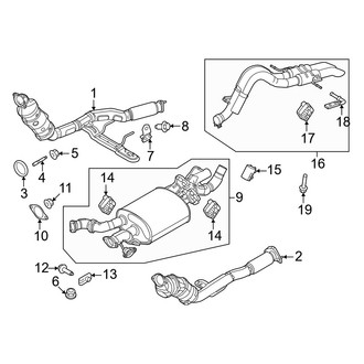 Ford OE - Exhaust System - Exhaust Components (3.0L)