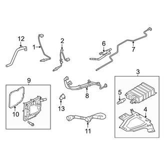 Ford OE - Emission System (Canister & Sensors), (2.3L)