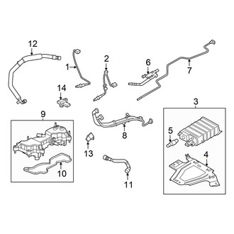 Ford OE - Emission System (Canister & Sensors), (2.3L)