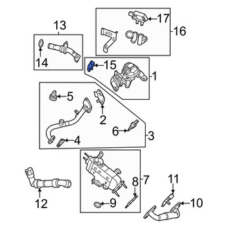 Ford OE - Exhaust Gas Recirculation (EGR) Tube Gasket