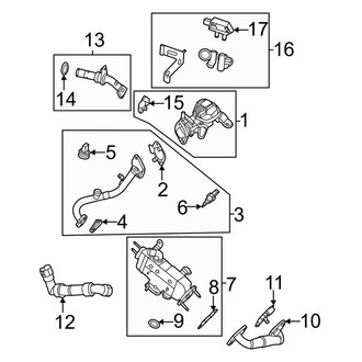 Ford OE - Emission System - EGR System (2.7L)