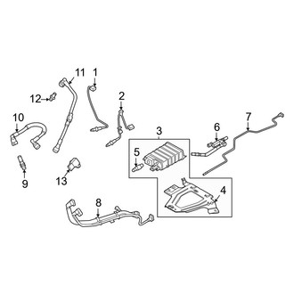 Ford OE - Emission System (Canister & Sensors), (2.7L)