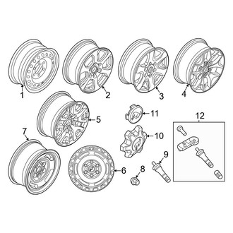 Ford OE - Wheels (17", W/O Beadlock)
