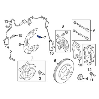 Ford OE - Brake Dust Shield Bolt