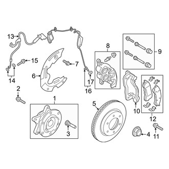 Ford OE - Front Suspension - Brake Components (Raptor)