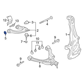 Ford OE - Front Upper Suspension Control Arm Nut