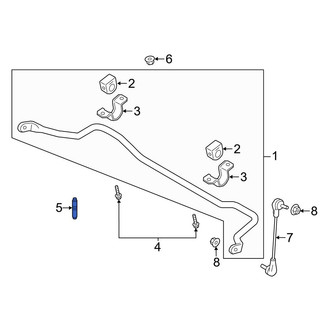 Ford OE - Suspension Stabilizer Bar Bracket Stud