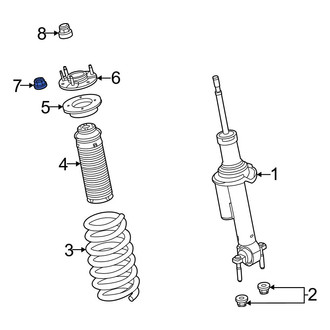 Ford OE - Suspension Strut Mount Nut