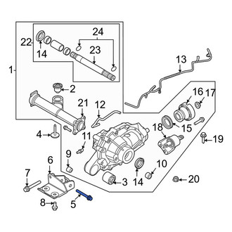 Ford OE - Lower Differential Carrier Bolt