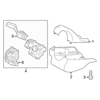 Ford OE - Steering Column - Shroud, Switches & Levers