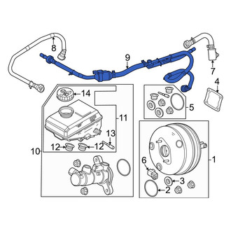 Ford OE - Brake Vacuum Hose