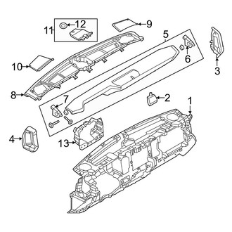 Ford OE - Instrument Panel Components (Upper Components)