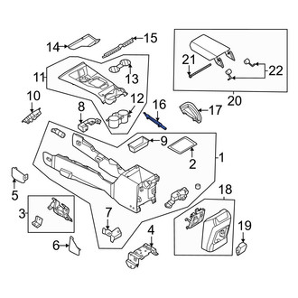 Ford OE - Console Trim Panel