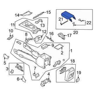 Ford OE - Console Armrest