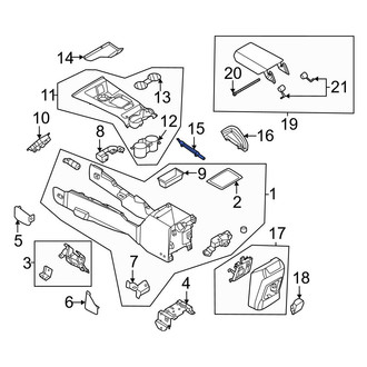 Ford OE - Console Trim Panel