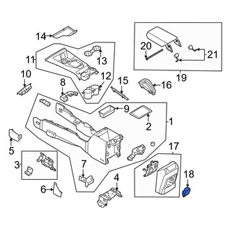 Ford OE - 12 Volt Accessory Power Outlet Cover