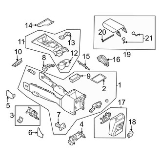 Ford OE - Front Console