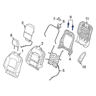 Ford OE - Front Left Outer Headrest Guide