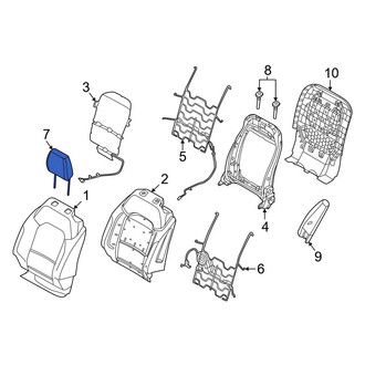 Ford OE - Rear Center Headrest