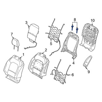 Ford OE - Front Left Headrest Guide