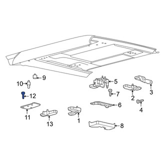 Ford OE - Convertible Top Hinge Bolt