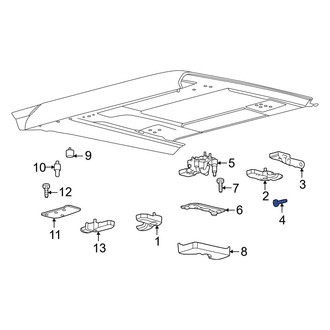 Ford OE - Convertible Top Hinge Bolt