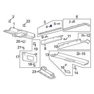 Ford OE - Roof Opening Trim Clip