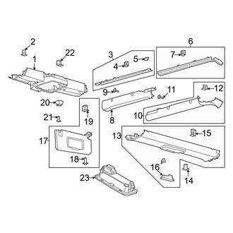 Ford OE - Roof - Interior Trim (2 Doors)