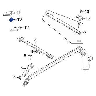 Ford OE - Upper Roof Molding Nut