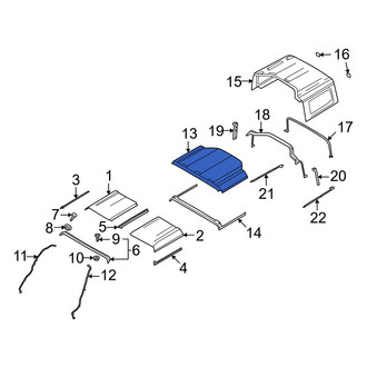 Ford OE - Center Roof Panel