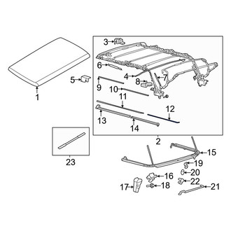 Ford OE - Rear Convertible Top Cable