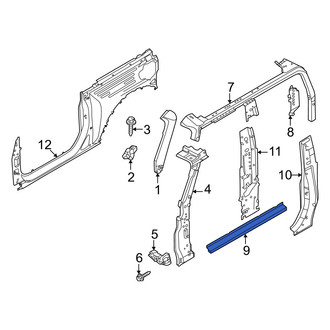 Ford OE - Left Inner Rocker Panel