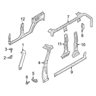 Ford OE - Pillars, Rocker & Floor - Hinge Pillar (4 Doors)