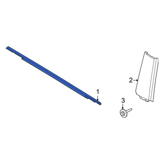 Ford OE - Front Left Door Belt Molding