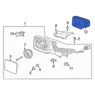 Ford OE - Front Right Inner Door Mirror Cover