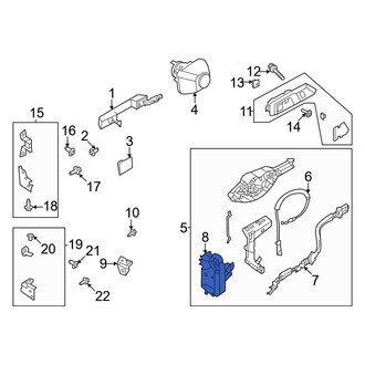 Ford OE - Rear Door Latch Assembly