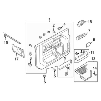 Ford OE - Door - Interior Trim (2 Doors)