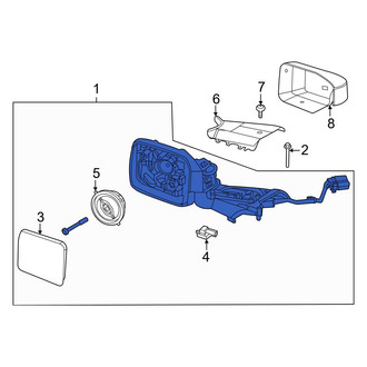 Ford OE - Front Right Door Mirror