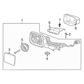 Ford OE - Door Mirror Cover Screw