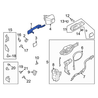 Ford OE - Center Right Outer Exterior Door Handle