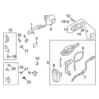Ford OE - Door Hinge Bolt