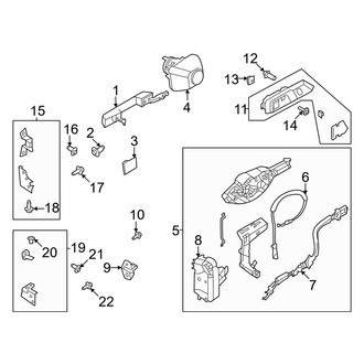 Ford OE - Front Door - Lock & Hardware (4 Doors)