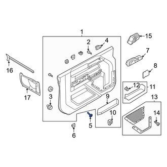Ford OE - Inner Interior Door Handle Bolt