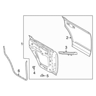 Ford OE - Rear Door - Door & Components (4 Doors)